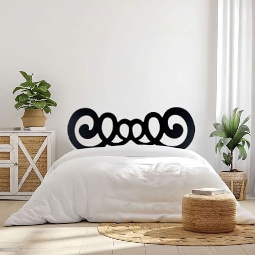 El Herrero Cabecero de Forja Corte Láser Portugues | Cabezal para Cama de Matrimonio e Individual | Producto Artesanal de España, Varias Medidas y Colores