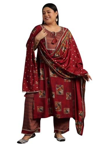 Image of Extra Love By Libas Women's Silk Blend Kurta Set