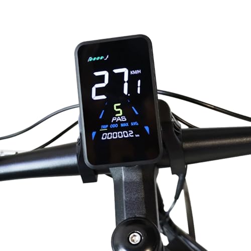 Compteur de vitesse de vélo étanche : l'ordinateur de bord LCD lisible partout
