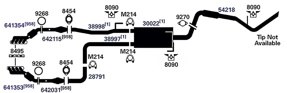 Image of AP Exhaust Products 28791 Exhaust Pipe