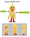 Toysvill FNAF Action Figures (Set of 6 pcs) | Inspired by Five Nights at Freddy’s Toys Figurines Set, Cake Toppers, Party Set, Collectible Toys, Height About 4 inches