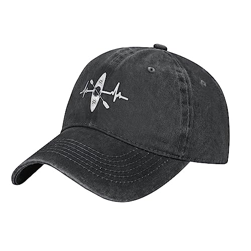 Gorra vintage ajustable negra de mujer miniatura 1