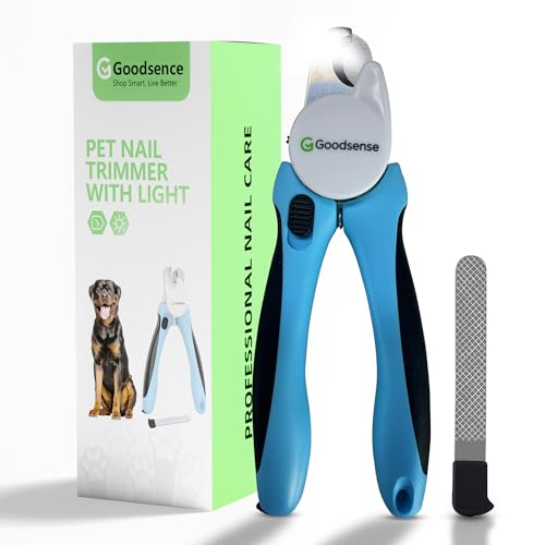 LED Pet Nail Clippers with Light for Safe Pet Grooming – Eco-Friendly Plastic