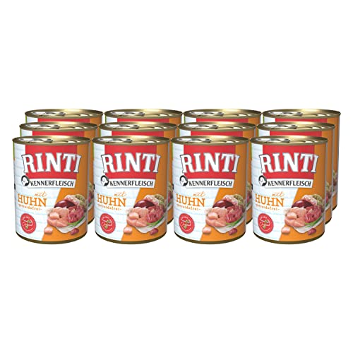 RINTI Kennerfleisch Huhn, 12er Pack (12 x 800 g)