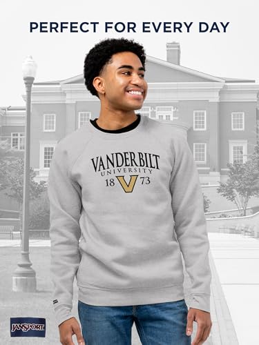 JanSport NCAA Officially Licensed Rival Crew Sweatshirt, Long Sleeve Graphic Pullover for Men & Women, Cotton-Polyester Blend Featuring Collegiate Design & Easy-On Style for Game Days, or Travel - image 2