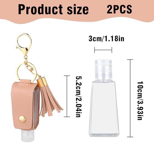 Mini Keychain Hand Sanitizer Set - Leak Proof & Portable - Image 2