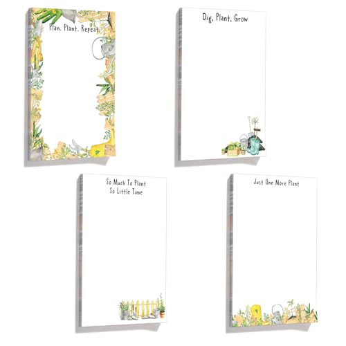 Image of Tinlade 200 Sheet 4 Styles Gardening Gifts for Women to Do List Notepad Gift Checklist Handy Birthday Garden Gifts for Plant Lovers Gardeners Plant Lady Momwife Grandma Gardening Present, 4'' x 6''