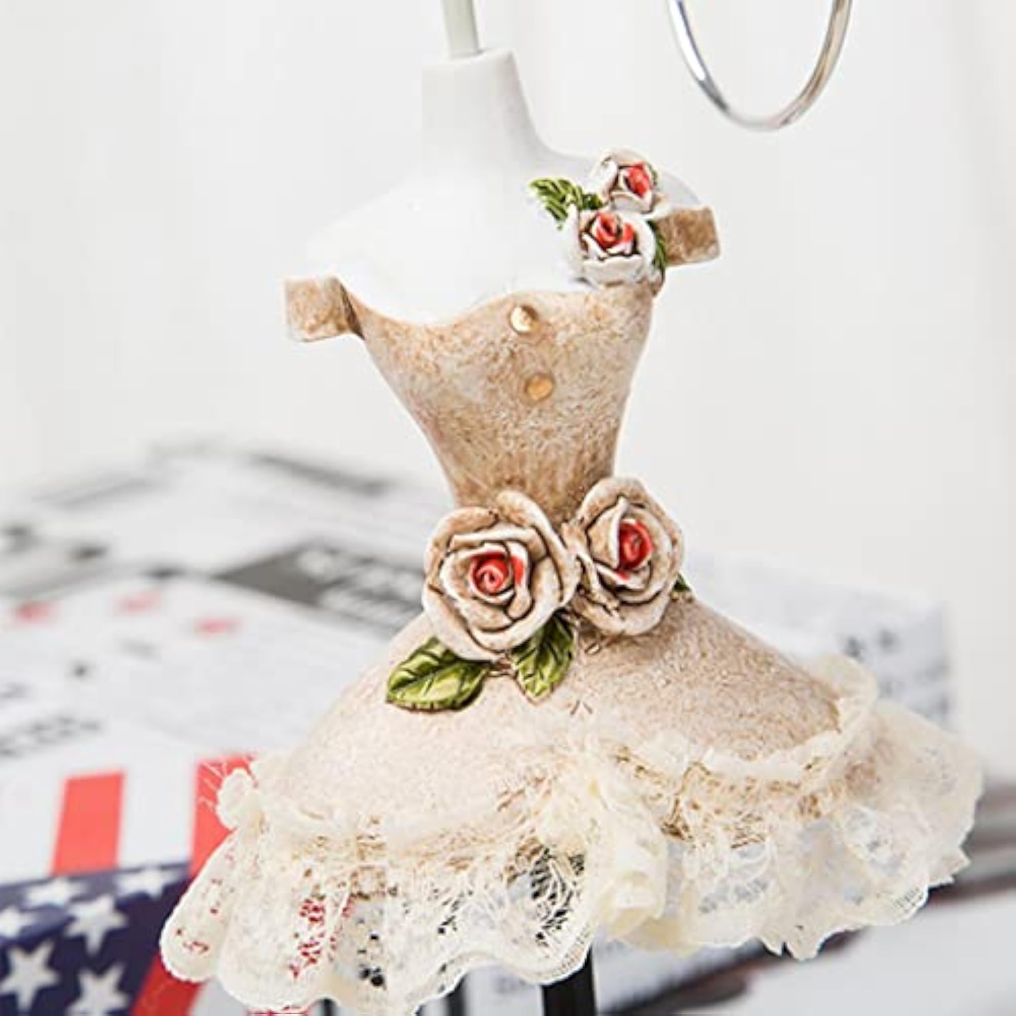 Rotating Earring and Necklace Display Stand Holder Rack