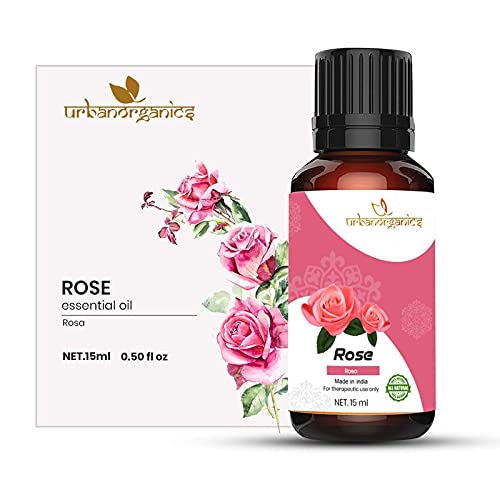 Urbanorganic Rose Essential Oil Healthy Hair & Growth Hair Fall Control,