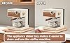 Appliance Slider Tray for Coffee Maker Kitchen Rolling Tray for Countertop Wood Coffee Slider Tray with Rubber Wheels Organization Accessories #5