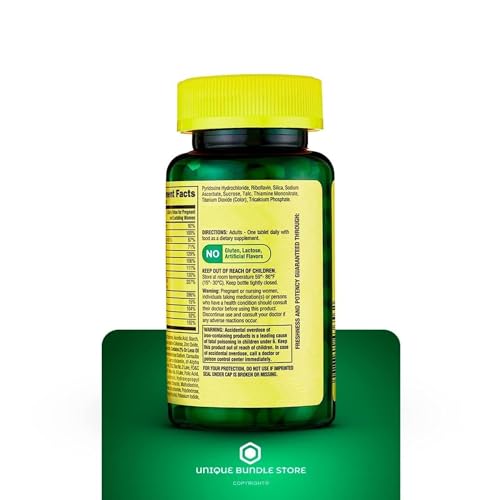 Prenatal Multivitamin Multimineral 100 Tablets - Prenatal Vitamins with Folic Acid and DHA, Gluten Free Supplement, Daily Vitamins for Women + 7 Day Pill Organizer Included (Pack of 3)