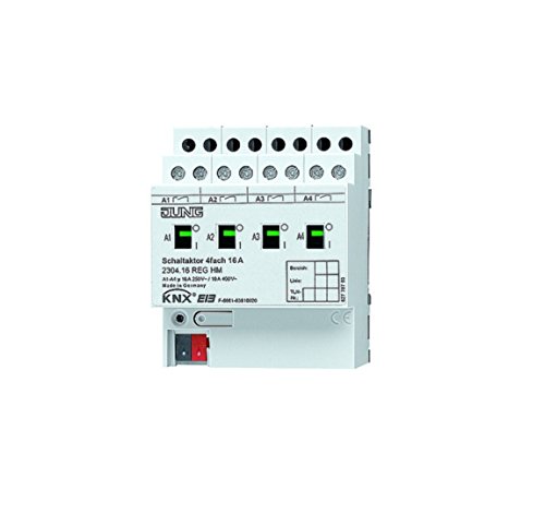 Jung 2304.16REGHM KNX Schaltaktor 4-Fach