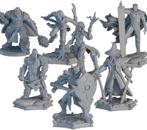 Miniaturas RPG Herois Humanos Personagens Dungeons And Dragons DN...
