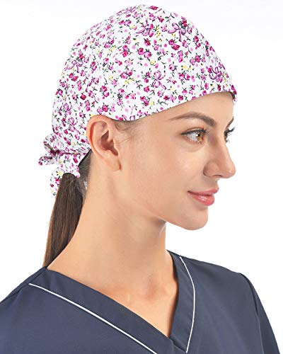 Kousenpu Adjustable Working Cap with Sweatband Suitable for Men and Women (Color R)