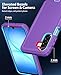 Jelanry Case for Samsung Galaxy A17 5G, Heavy Duty & Rugged Protective Dual-Layer Shockproof Drop Protection with Port Anti-Dust/Scratch Matte Phone Cases Bumper Back Cover for Samsung A17 6.7″,Purple