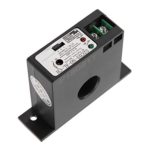 Interruptor de Detecção de Corrente Autoalimentado, CA Ajustável 0,5-200A, Indicador LED, Interrupto