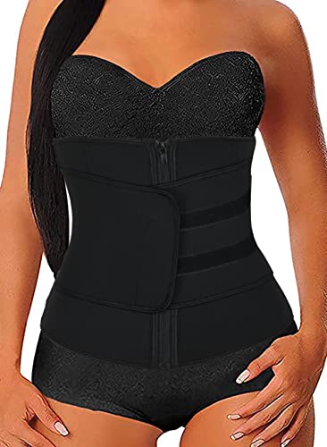 Coastal Rose Hourglass Waist Trainer For Women Underbust Waist Training Corsets Sports Girdles Waist Slimmer Black Xl #TOP12