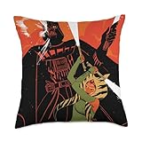 Star Wars Rebels Ahsoka Tano and Darth Vader Duel Throw Pillow, 18 x 18 cm, multicolor