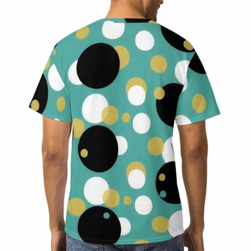 Supdreamc Mens T-Shirts Short Sleeve Beefy T-Shirt Top Tees Basic Tucked Daily Wear3