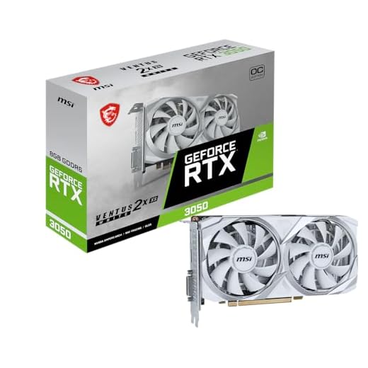 MSI GeForce RTX 3050 Ventus 2X XS White 8G OC - 8GB GDDR6 Speicher, 128-bit, 14 Gbps