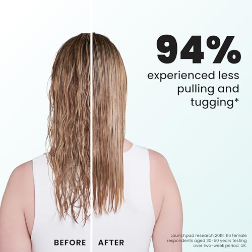Image of Tangle Teezer Ultimate Detangler Brush for Fine Hair, Large, Seafoam Blue | Patented two-tier, soft-flex teeth detangles & reduces breakage on wet or dry hair; Shower-friendly hairbrush for fine hair