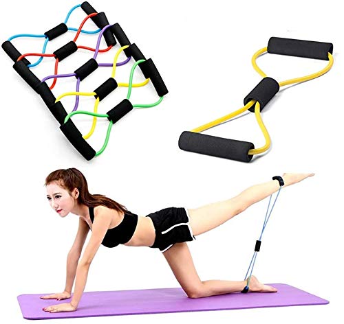 The Dance Bible 8-Shaped Elastic Yoga Resistance Toning Tube for Yoga, Home Gym, Pilates, Fitness Exercise - Multi Color (B089FCDXMN) Amazon Price History, Amazon Price Tracker