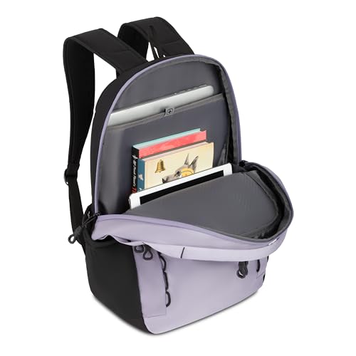 SwissGear Versa Laptop Backpack, Lavender Gray, 18.25"x12.5"x6.25" - image 8
