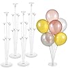 Mitavo 4 Stuks Ballonhouder met 28 Ballonnen, Ballonnenstandaard, Ballon Stok Houder voor Bruiloft, Verjaardag, Party…