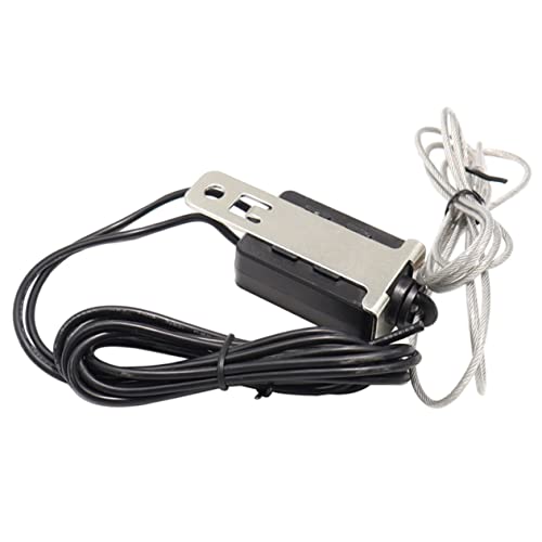 Happyyami Trailer Brake Breakaway Switch with Coiled Cable Electric Brake Switch for Rv Towing Trailers Durable Wire Construction Compatibility for Safe Towing