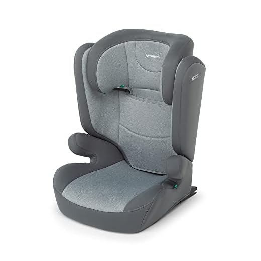 Foppapedretti Seggiolino Auto Time I-Size, per bambini da 100 a 150 cm di altezza, 3-12 anni, conforme ECE R129, Fissaggio Dualfix (Isofix e non), Safe Body Protection, Comfort Kid Pad, Silver