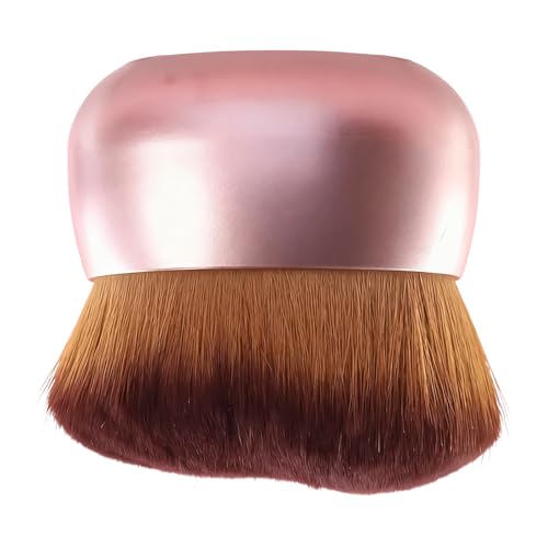 Brocha aplicadora autobronceadora grande – Base de maquillaje de cobertura total, cerdas densas, cabezal de 7,5 cm, corrector, contorno, cuello, brazos, piernas | herramienta de maquillaje profesional