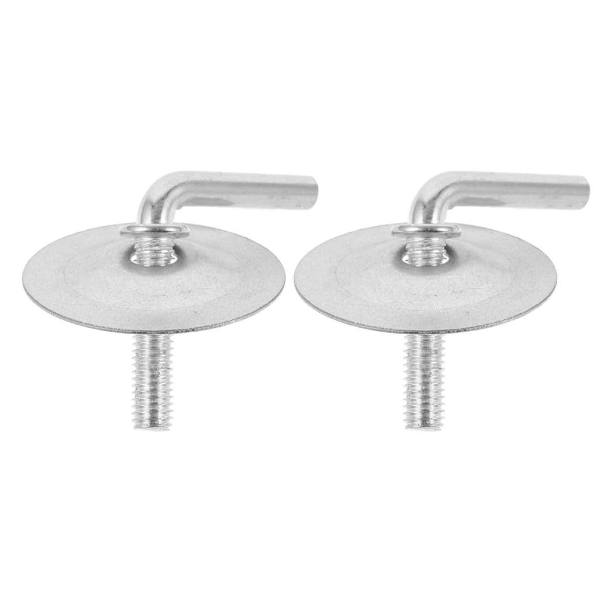 Cabilock Vis de Fixation pour Ventilateur sur Pied en Fer Argenté, Lot de 2 Pièces, Boulons de L pour Base Stable et Support Sécurisé