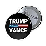 Trump Vance 2024 Button - Collectible President Trump Campaign Button 1.25'