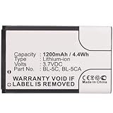 Synergy Digital Speaker Battery, Compatible with Nokia BL-5CA Speaker, (Li-ion, 3.7, 1200mAh) Ultra High Capacity, Replacement for Nokia BL-5C Battery