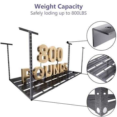 Abysszen 4X8 Overhead Garage Storage Rack thumb #2