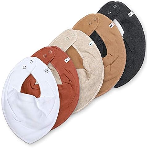 pippi Unisex Kid's Bandana Bib Necktie, Indian Tan, One Size Cover