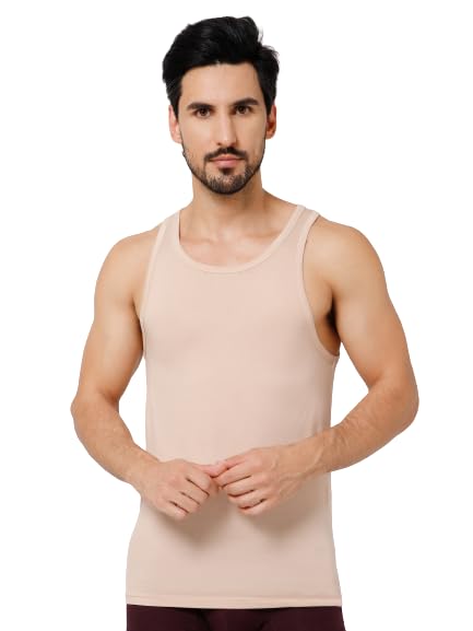 oxyzone Men's Round Neck Modal Vest - Breathable, Odor-Free, Regular Fit, Sleeveless Baniyan - Super Soft Comfort Fit Innerwear-picture-11