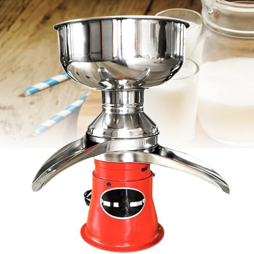 Schiumatore per il latte, macchina elettrica per la separazione della panna dal latte, elevata portata di 50 l/h e 10500 giri/min per una produzione efficiente di burro e formaggio, adatta p