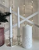Magik Life Unity Candle Set for Wedding - Wedding Accessories for Reception and Ceremony - Candle Sets - 6 Inch Pillar and 2 10 Inch Tapers - Decorative Pillars White