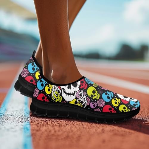 Image of Womens Slip On Walking Shoes Non Slip Loafer Breathable Holiday Travel Shoe Lightweight Casual Low Top Sneakers SizeUS 5.5-11.5
