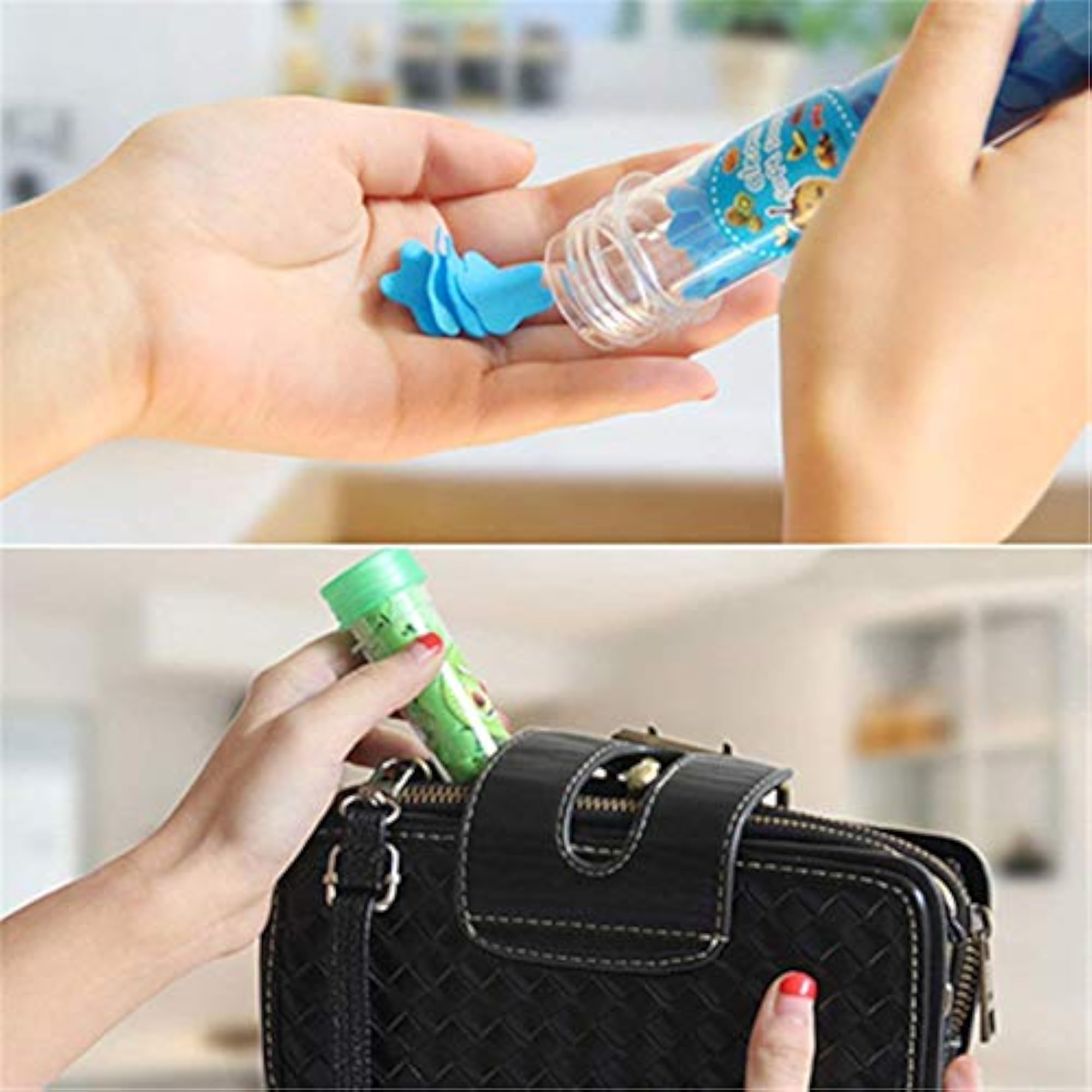 Beautiful Design Tube Shape Bottle Paper Soap Clean, Travel Gift