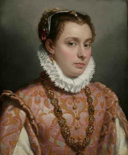 Cuadro decorativo La giovane donna de Moroni: el alma de la pintura clásica en 60x90cm