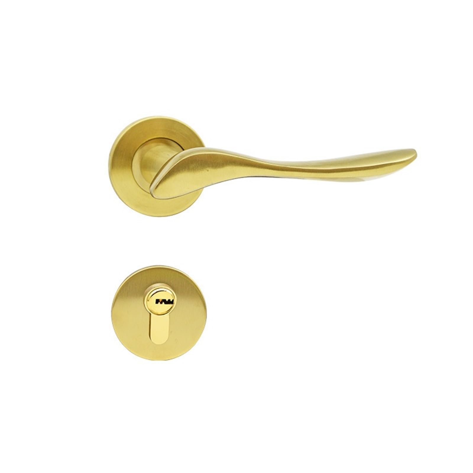Aepqbgqj One Color Stainless Steel Split Lock Lever Handle Bedroom Office 304