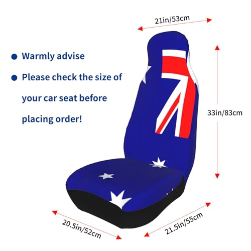 Housse de siege auto drapeau australien antiderapante auto