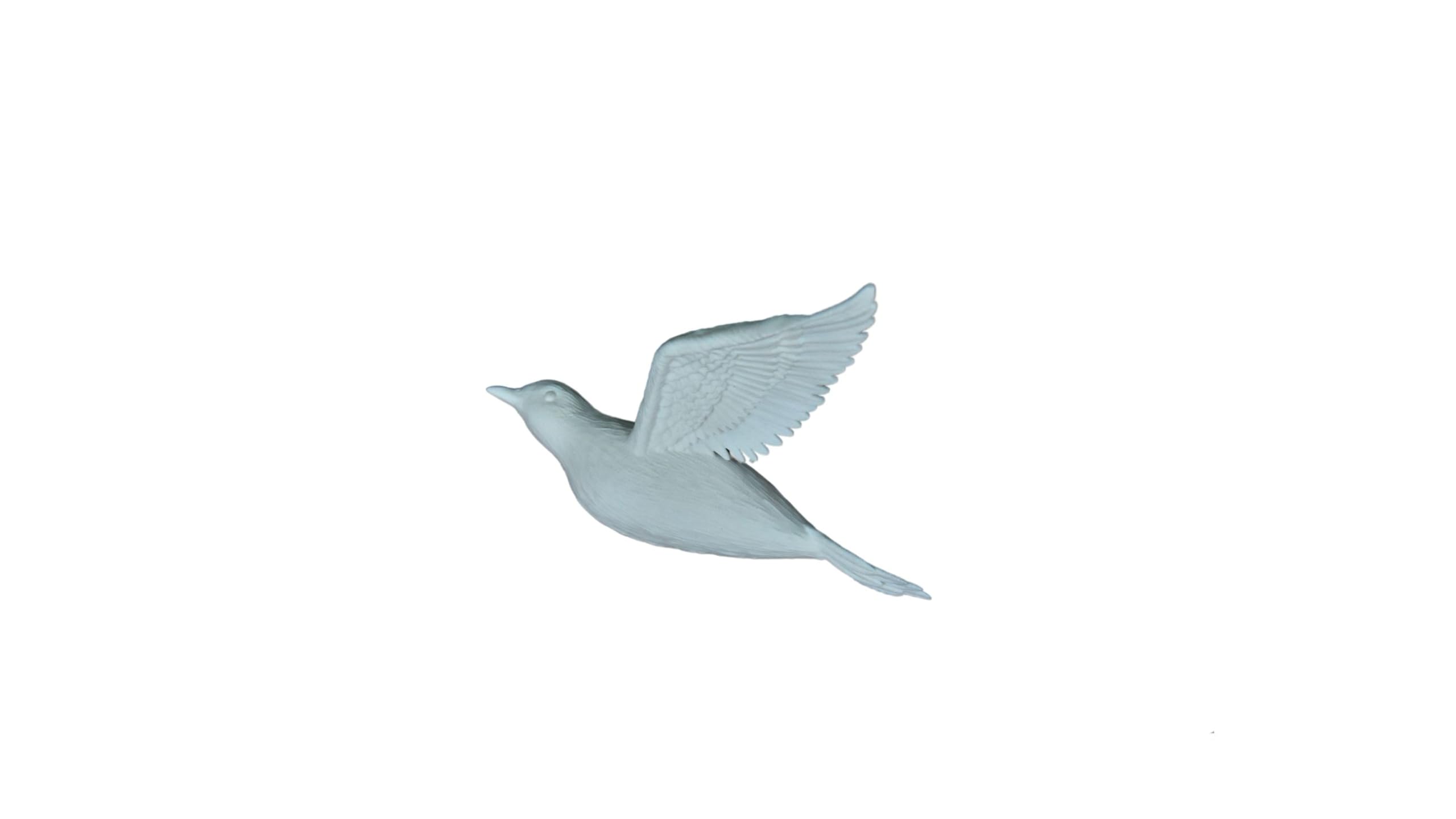 QUANTUM LEGENDS Set of 3 Flying Birds 3D Wall Art | Elegant Wall Hanging Decor | Perfect for Bird Lovers and Art Enthusiasts (White) 1