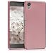 Produktbild kwmobile Hülle kompatibel mit Sony Xperia X - Handy Case Metallic Rosegold