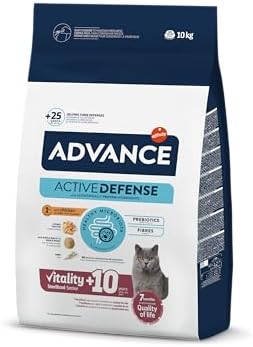 Advance Cat Senior Sterilized, Pienso para Gatos Senior Esterilizados con Pollo, 10kg