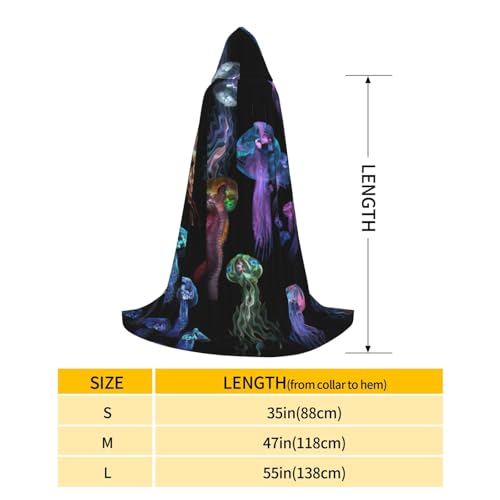 Cape d'Halloween médiévale Renaissance pour costume de magicien - 4