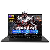 NIMO 15.6 Gaming-Creator-Laptop, 8-Core AMD Ryzen 7 8745HS 32GB RAM 1TB SSD (Beat i7-1360P up to 4.9GHz) Radeon 780M, FHD 100W Fast PD for Video Editing, AI Tasks & Remote Streaming, 2-Yr Warranty