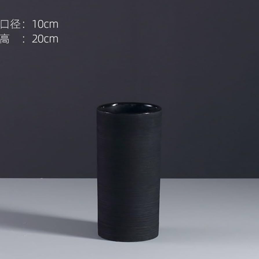 Amazon.co.jp: YJFFQ 花瓶 黒 おしゃれ 一輪挿し 大きな 北欧